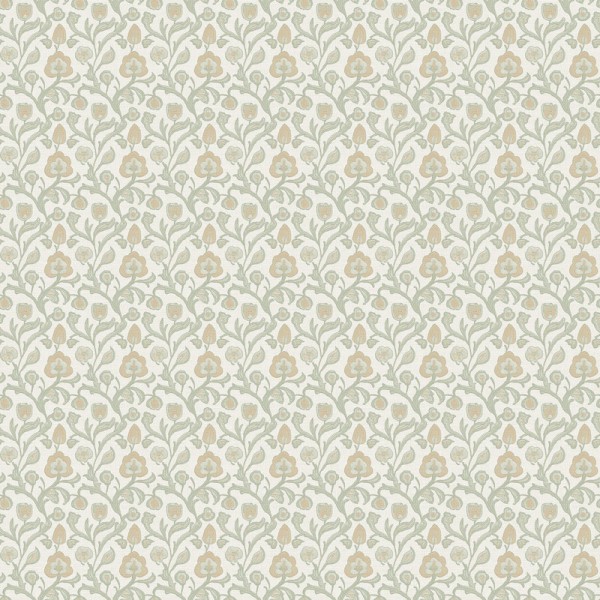Papel de parede FLORAL CLÁSSICO VERDE 3851-1