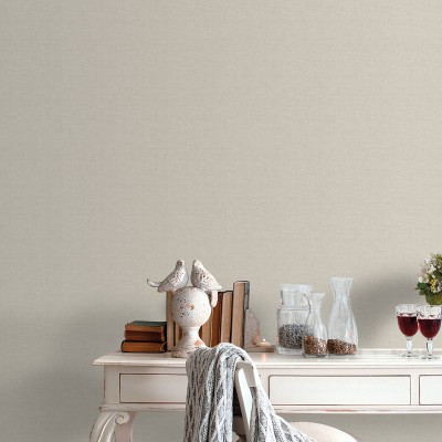 Papel pintado EFECTO LINO BEIGE 3860-2