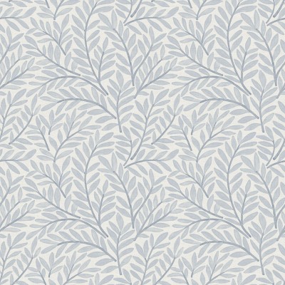 Papel de parede ESCANDINAVO FOLHAS AZUIS 3855-3