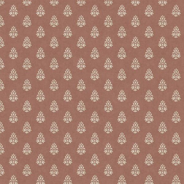 Papel pintado DAMASCO FLORAL MINI TERRACOTA 3859-4