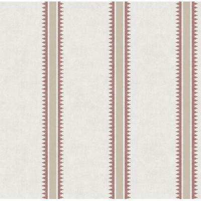 Papel de parede RISCAS ÉTNICAS TERRACOTA E BEGE 3857-4