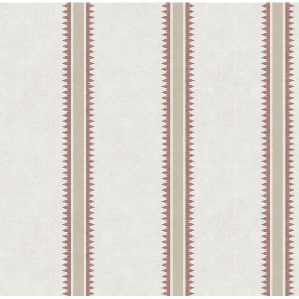 Papel de parede RISCAS ÉTNICAS TERRACOTA E BEGE 3857-4