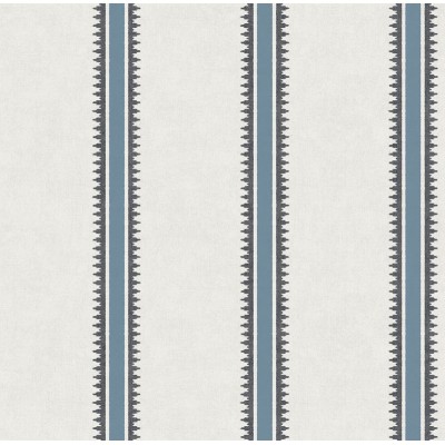 Paper pintat RATLLES ÈTNIQUES BLAU I NEGRE 3857-3