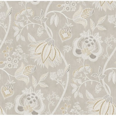 Papel pintado FLORAL ÉTNICO BEIGE GRISÁCEO 3852-5