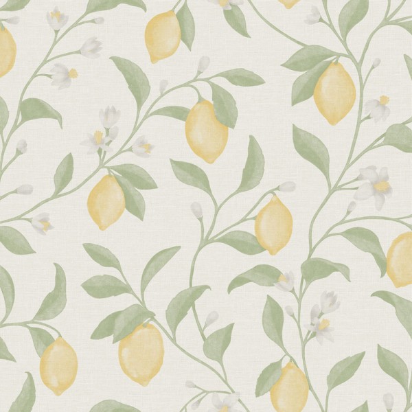 Papel de parede JARDIM DE LIMÕES VERDE 3854-1