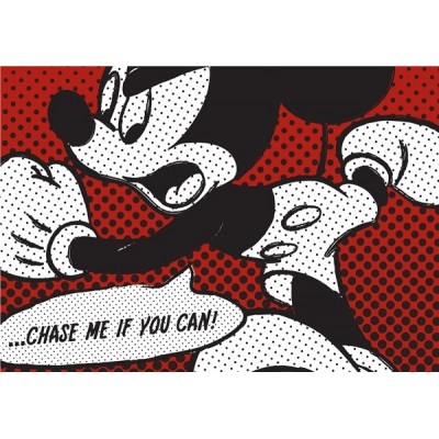 Fotomural MICKEY ON RED COMIC FTD-0262