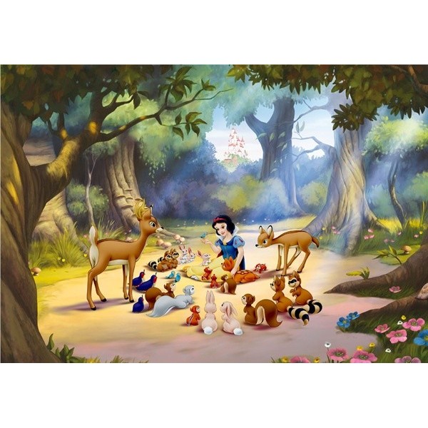 Fotomural SNOW WHITE WHIT ANIMALS FTD-0265