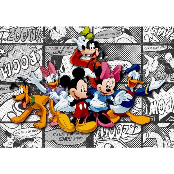 Fotomural MICKEY ON LIGHT COMIC FTD-0260