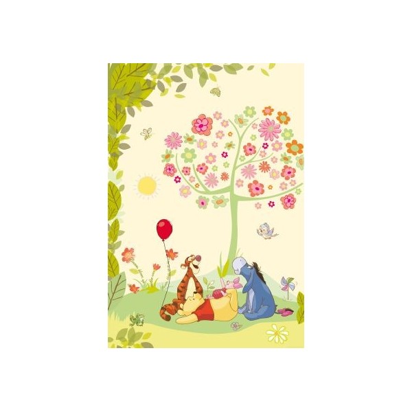 Fotomural Disney WINNIE CHEERFUL 1-409