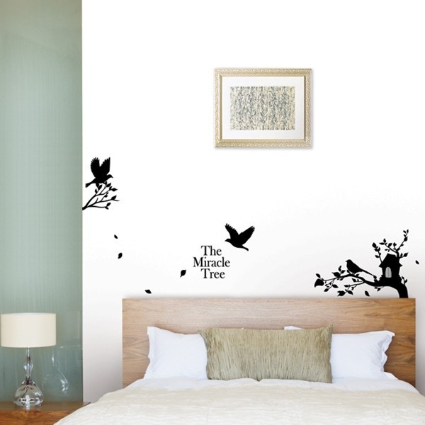 STICKER  MIRACLE TREE BLACK DG-08801