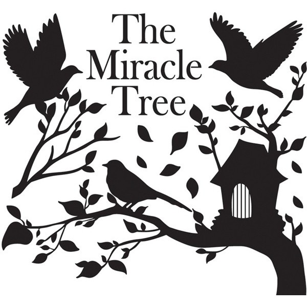 STICKER  MIRACLE TREE BLACK DG-08801