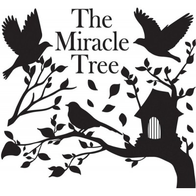 STICKER  MIRACLE TREE BLACK DG-08801