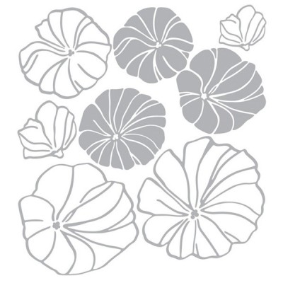 STICKER MORNING GLORY SILVER DG-08805