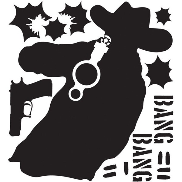 STICKER WHISPER OF BIRDS BLACKS DG-08813