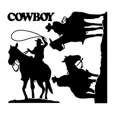 STICKER 3 CAWBOYS DG-08822 2