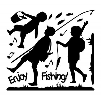 STICKER ENJOY FISHING DG-08825