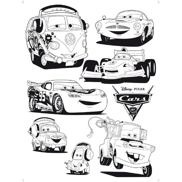 STICKER DISNEY CARS 2 FLOCK DK_878