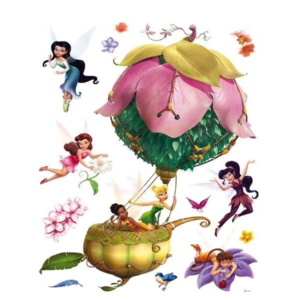 STICKER DISNEY FAIRIES IN A WONDERFULL BALLON DK-884