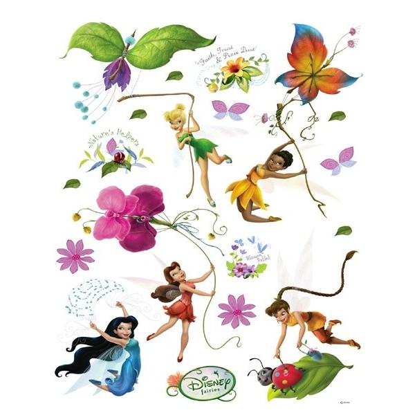 STICKER DISNEY FAIRIES & FLOWER DK-883