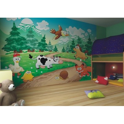 Fotomural infantil SMALLER FRIENDS FT-0161