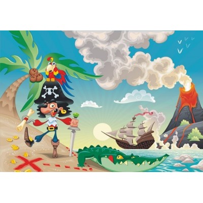 Fotomural infantil PIRATE FT-0155 Fotomural infantil PIRATE FT-0155