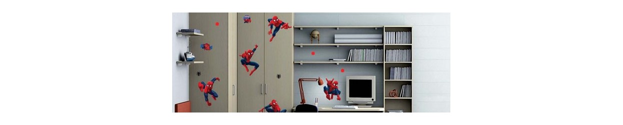 Stickers, decoração de infantil quartos de criança Marvel