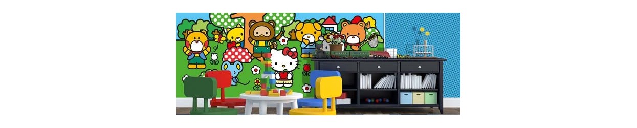 Fotomurais - Painéis Decorativos - Hello Kitty Friends FT1472