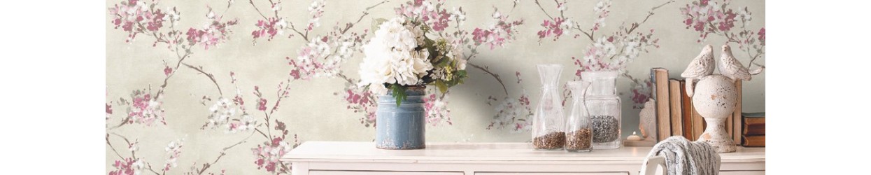 Papel de parede de flores pequenas Valentine compra na loja online