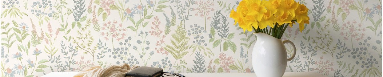 Paper pintat plantes naturals