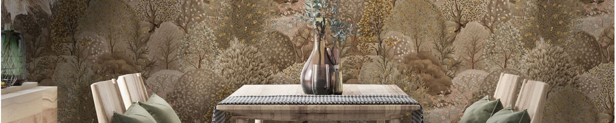 Papel Pintado Marrón | Decoración Cálida y Natural