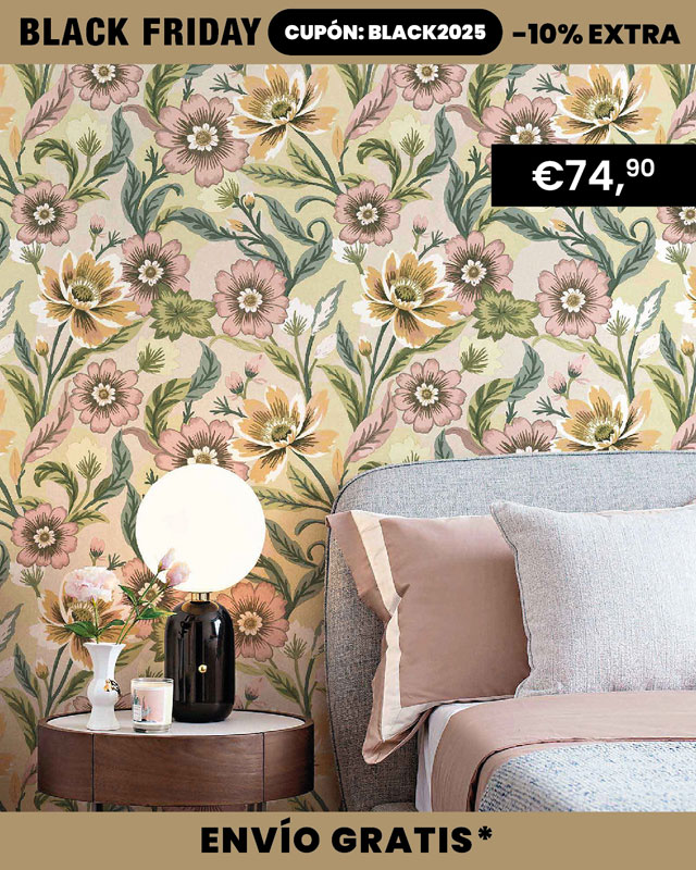 Papel pintado novedad 2026 en oferta Black