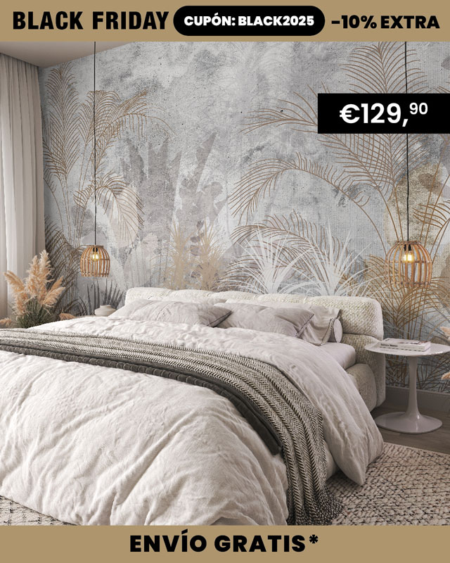 Mural Papel pintado Dormitorio