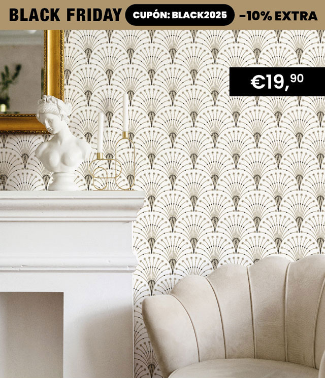 papel de parede art deco