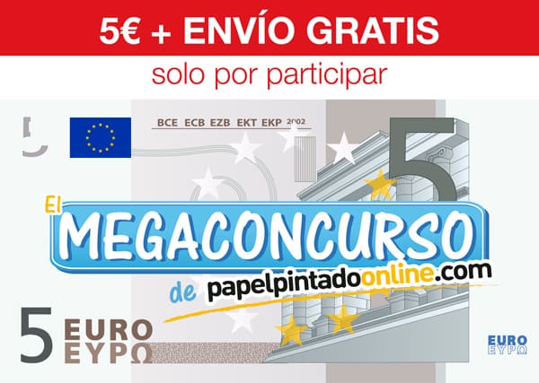 Cheque regalo participacion concurso papel pintado online 2020