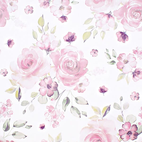 papel pintado flores rosas online