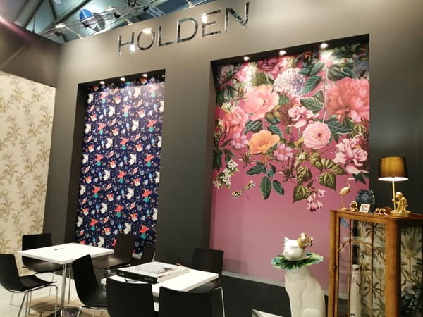 Mural floral Utopia en Heimtextil 2020