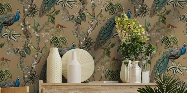 Como decorar hall de entrada com papel de parede?