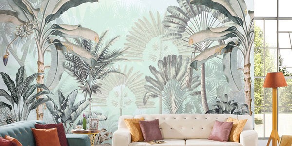 Estàs pensant en renovar la teva llar? Descobreix els nous murals tropicals